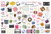 Little Moments - Soft Mixed Collage, an Object Graphic by alenaganzhela (Thumbnail 3 of 10)