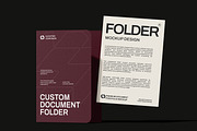 Folder Mockup, a Merchandise Mockup by Unerispace (Thumbnail 5 of 5)
