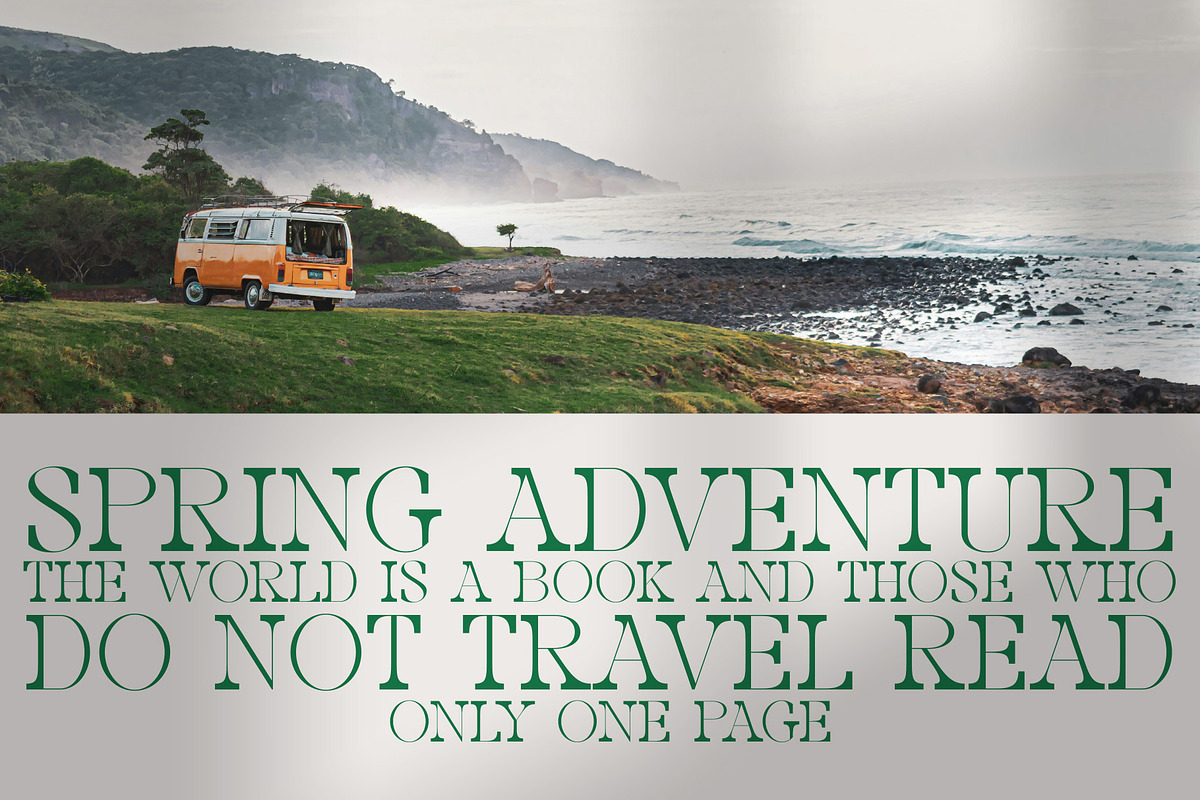 The True Collage, a Serif Font by Muflieart (Photo 3 of 7)