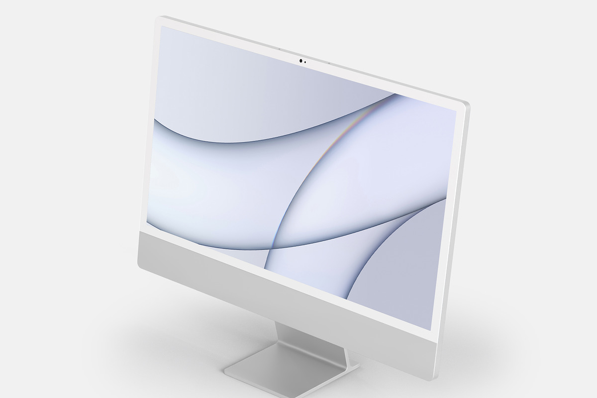 iMac 24-inches Mockups Bundle, a Books & Magazine Mockup by Smotrow Related (Photo 4 of 9)