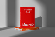 US Letter Book Mockup - 8 Views, a Books & Magazine Mockup by Illusiongraphic (Thumbnail 3 of 23)