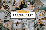 Pastel Mint 4 Lightroom Preset Pack, a Preset Add-On by SHOOM HOUSE (Thumbnail 1 of 8)