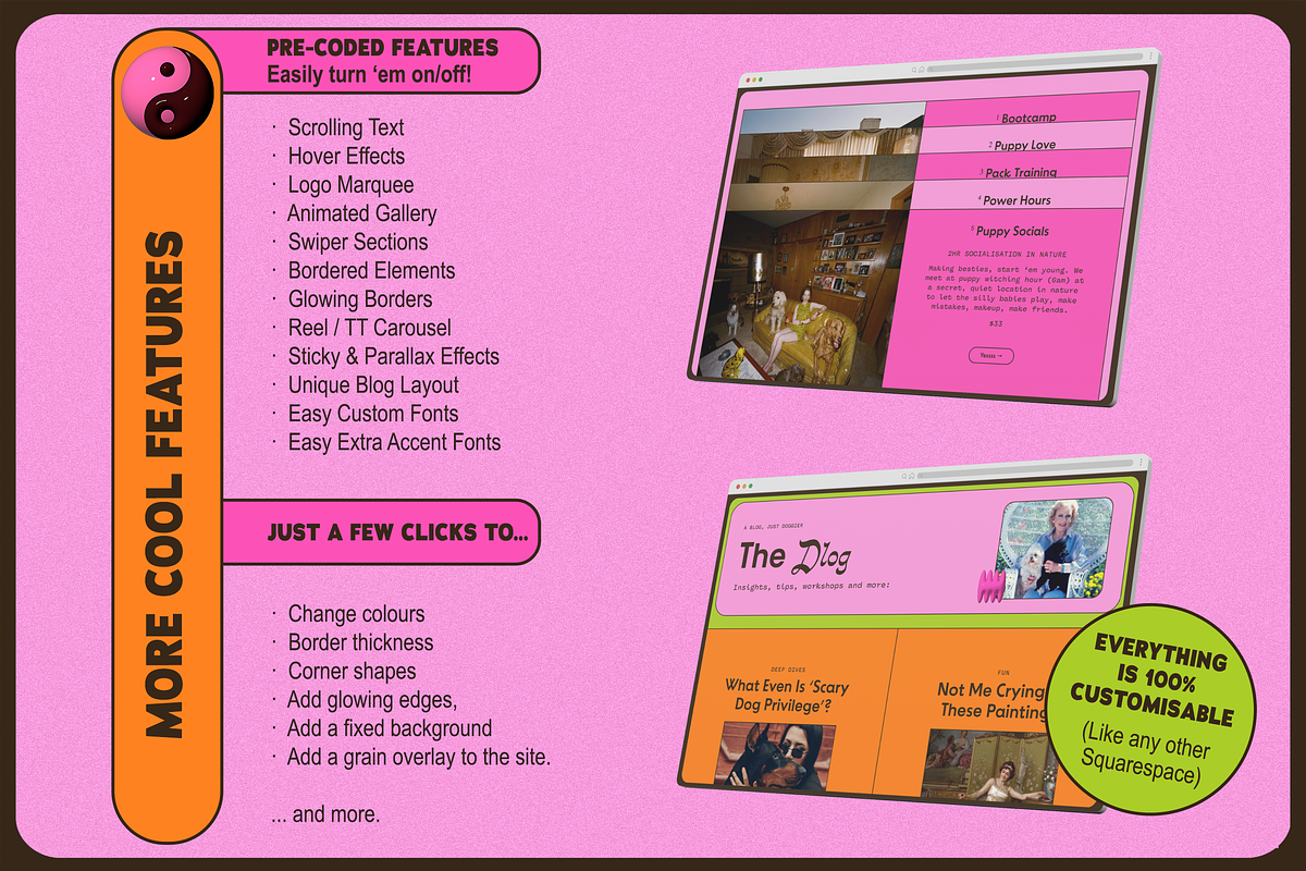 CHAMELEON Squarespace Template, a Squarespace Template by PEARLER (Photo 8 of 11)