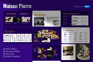 Maison Minimal Portfolio Keynote, a Presentation Template by Unich Design Bureau