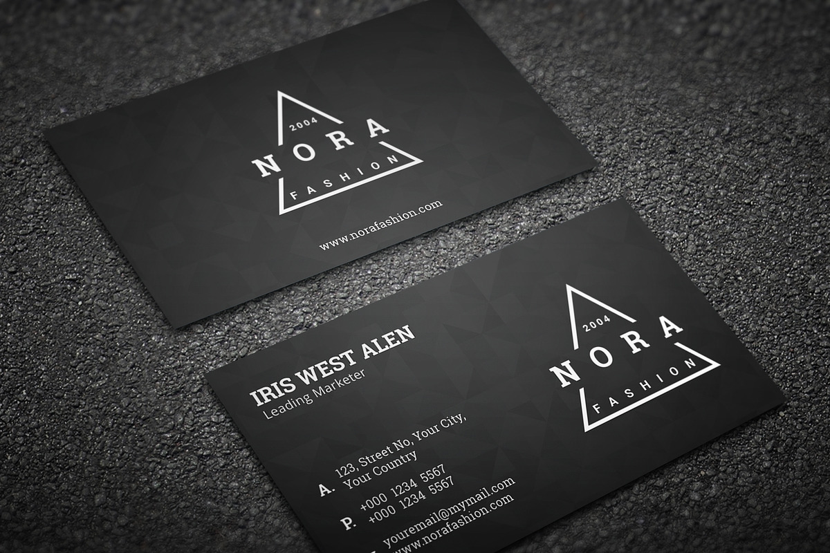 Creative Minimal Business Card, a Business Card Template by Divergent Studio (Photo 1 of 3)