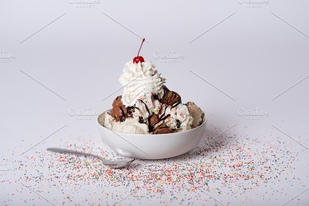 Ice cream sundae with cherry, a Food & Drink Photo by Ana Dee Photography (Photo 2 of 2)