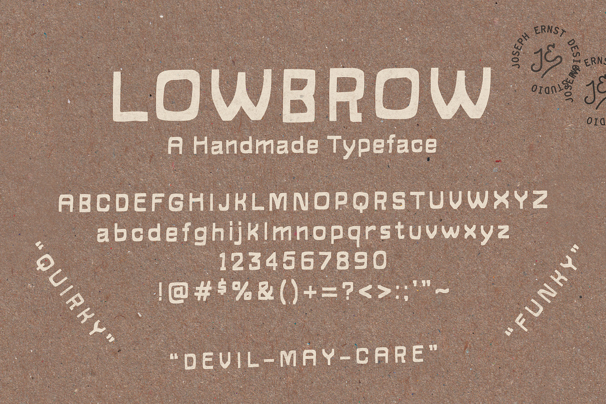 Lowbrow, a Handwritten Font by Joseph Ernst Design Shop (Photo 1 of 4)