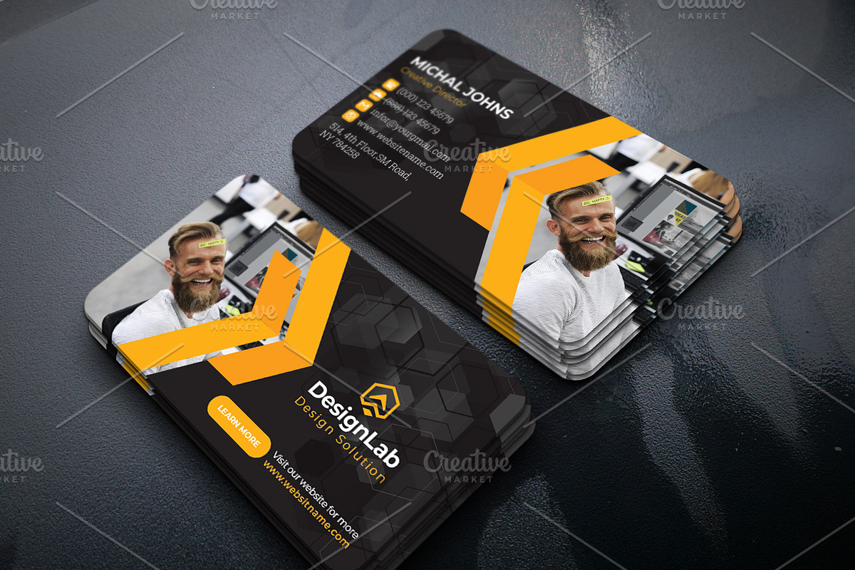 Business Cards, a Business Card Template by DesignsLab (Photo 7 of 12)