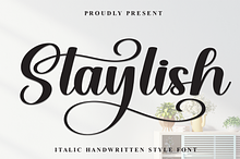 Staylish | Script Font