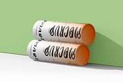 Paper Tube Mockup Set, a Packaging Mockup by pixelmock (Thumbnail 10 of 13)