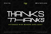 Whoomp Extended Wide Modern Typeface, a Sans Serif Font by Lettertype Studio (Thumbnail 15 of 15)