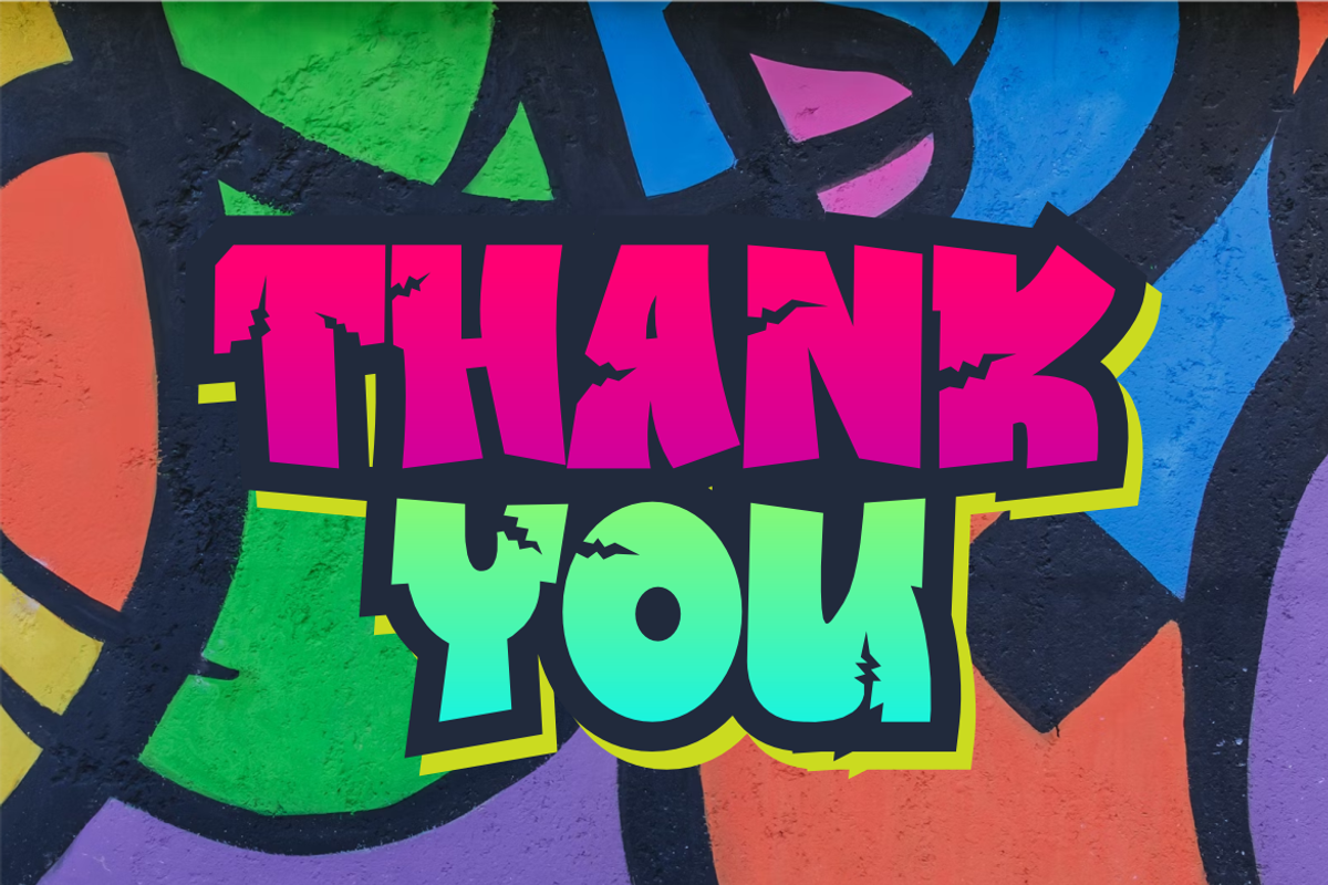 Golex Koreng - Graffiti Font, a Sans Serif Font by QR Design Studio (Photo 7 of 7)