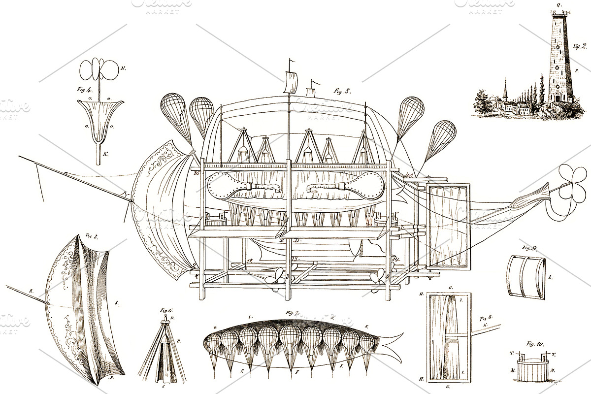 Aeropunk Illustrations, an Illustration by Blue Line Design (Photo 10 of 26)
