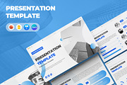 Clean FinTech Pitch Deck, a Presentation Template by CreativeUP (Thumbnail 1 of 6)