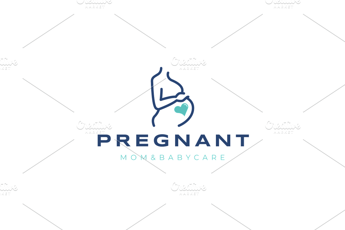 Pregnant icon template illustration, a Branding & Logo Template by Dyn Studio (Photo 2 of 2)