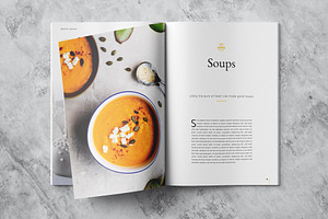 Minimalist Cookbook Template