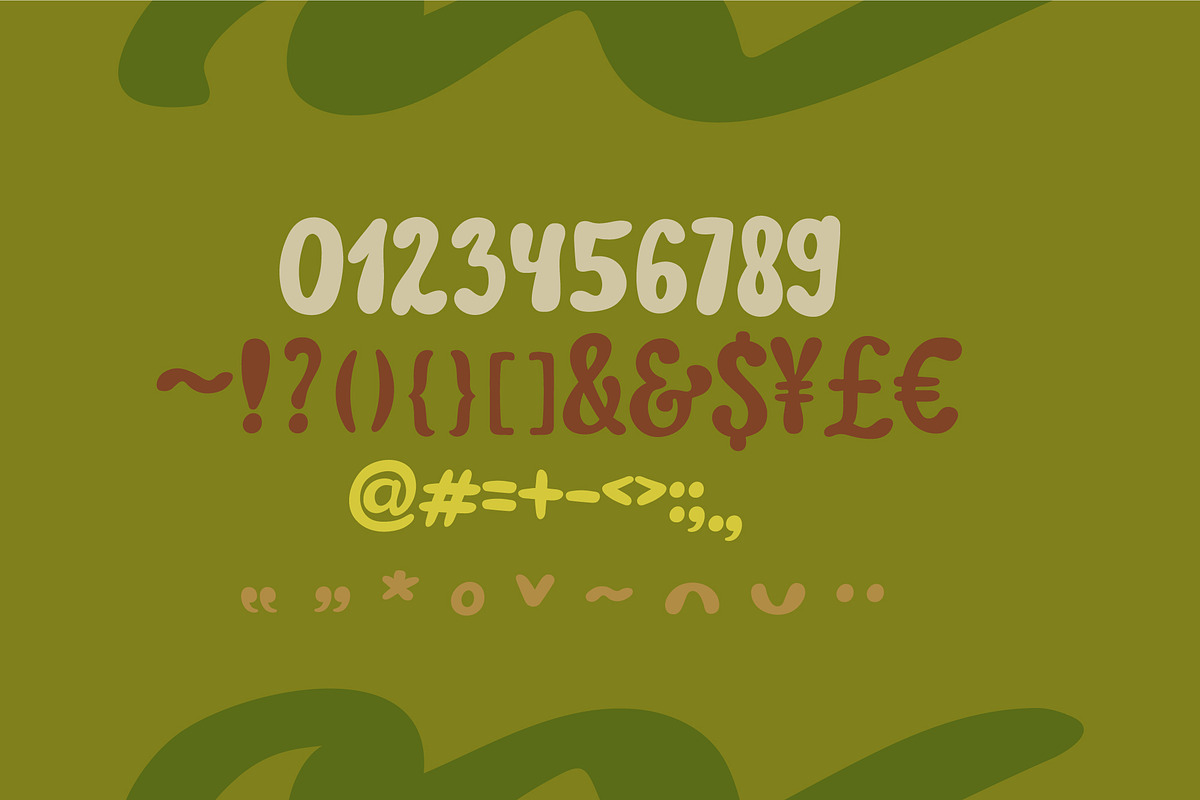 Vegan playful font, a Script Font by Anna Zakharchenko (Photo 16 of 19)