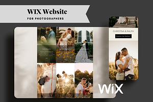 Wedding Photographer Website WIX