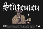 Tragedy Shaped | Blackletter Font, a Blackletter Font by 177Studio (Thumbnail 4 of 8)
