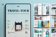 Travel Tour Brochure Template, a Brochure Template by PrintIdea (Thumbnail 1 of 6)
