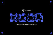 BOOQ Bold liquid Typeface, a Font by MDP TYPEFACES (Thumbnail 1 of 6)