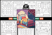 Bold Easy Cozy Kawaii Room, an Animal Illustration by Ink Gallery (Thumbnail 2 of 3)