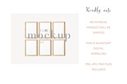 Set of 6 Frame Mockup Gallery Wall, a Print Template by BirdieFrames (Thumbnail 4 of 4)