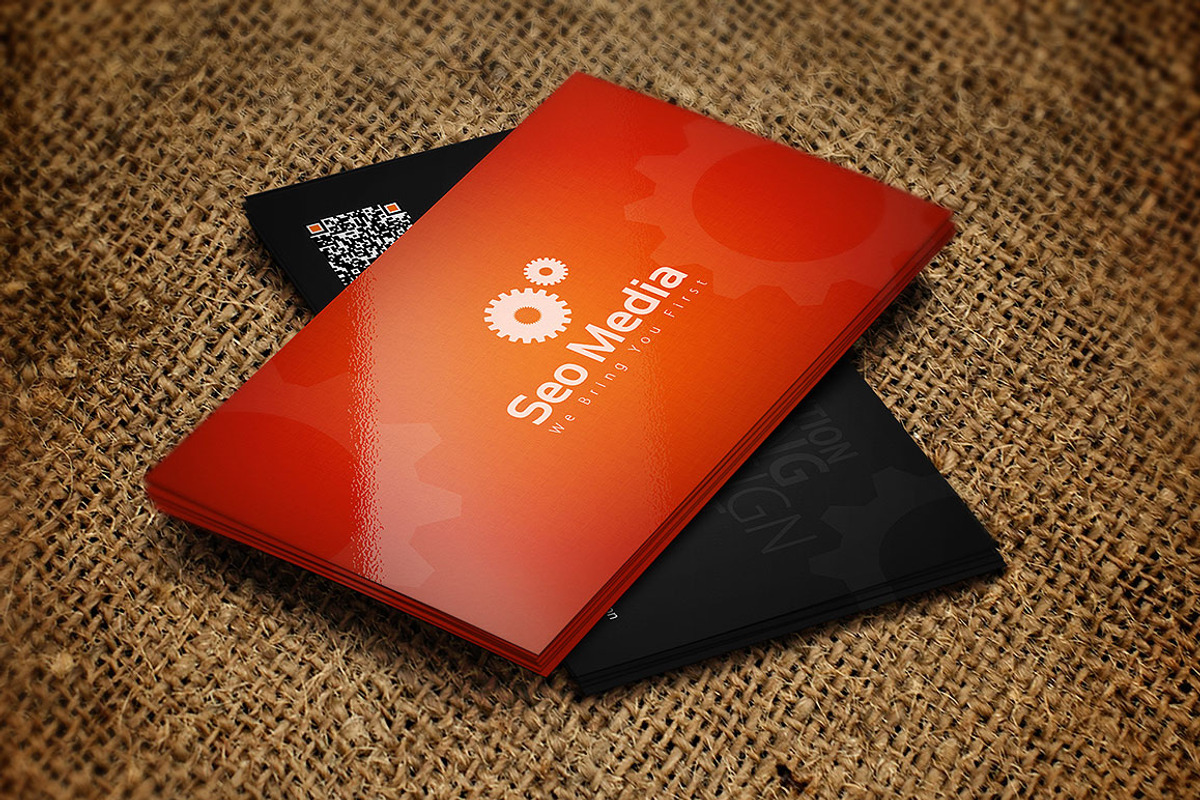 SEO Company Business Card, a Business Card Template by Graphicon (Photo 1 of 3)