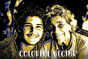 Colorful Vector Action, an Action Add-On by Vatdesign (Thumbnail 1 of 4)