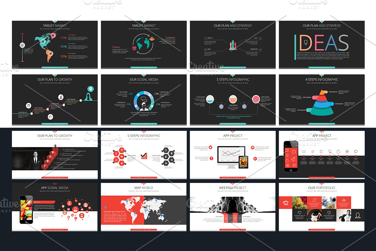 Marketing Plan Keynote Presentation, a Presentation Template by Stock Shape (Photo 4 of 4)