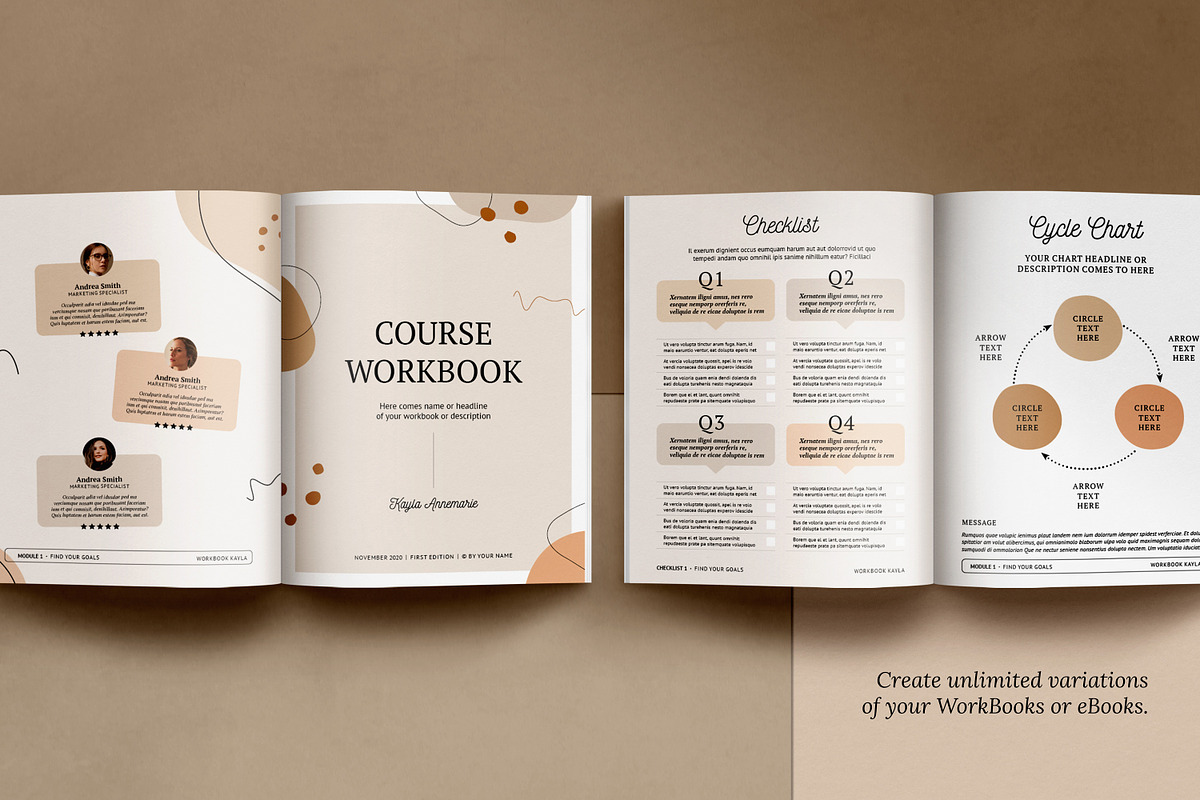 WorkBook for Course Creators  Kayla, a Magazine Template by Mirazz (Photo 9 of 30)
