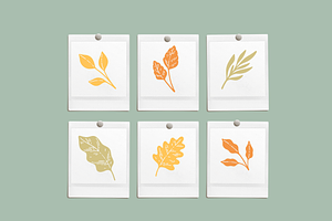 Fall Leaves Vector Illustrations