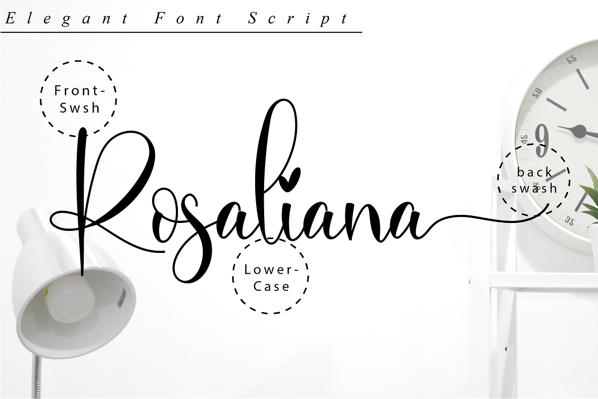 Rosaliana Script, a Script Font by Nissa Studio (Photo 10 of 12)