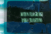 MOTION FILM GRUNGE MARKS TRANSITIONS, a Design Template by Textexp (Thumbnail 1 of 8)
