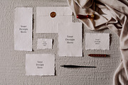 Deckle Edge Stationary Mockup Bundle, a Print Template by Barn Owl Studio (Thumbnail 7 of 16)