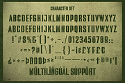 Warband – Stencil Font, a Sans Serif Font by Sronstudio (Thumbnail 12 of 12)
