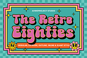 The Retro Eighties, a Serif Font by ahweproject (Thumbnail 1 of 18)