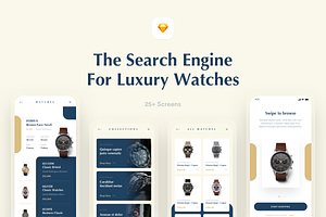 Watch App/Store UI Kit, an App Template by Arshad Ali