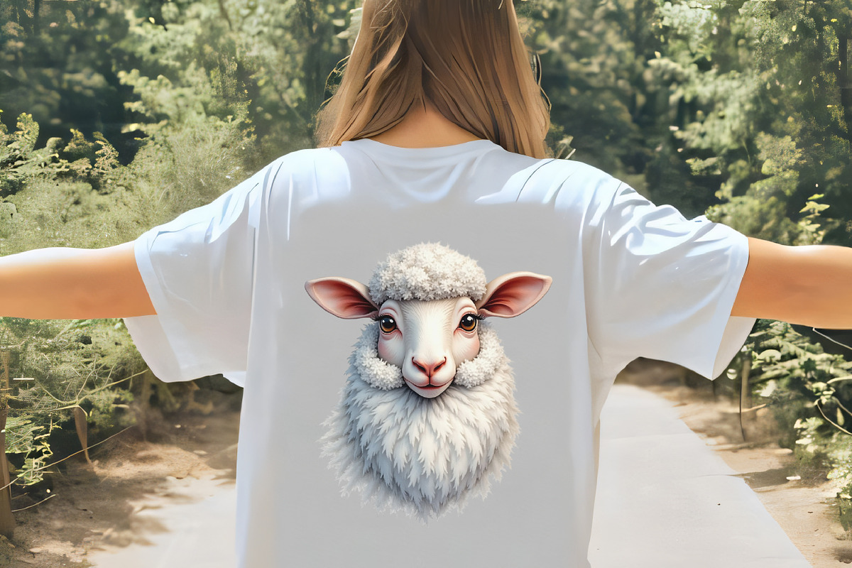 Christmas Funny Sheep Clipart, an Illustration by CrexoraLab (Photo 5 of 5)
