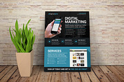 Digital Marketing Flyer PSD, a Flyer Template by Creativenauts (Thumbnail 2 of 4)