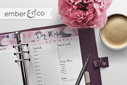 Daily Planner Printable, a Templates & Theme by Ember & Co (Thumbnail 1 of 3)