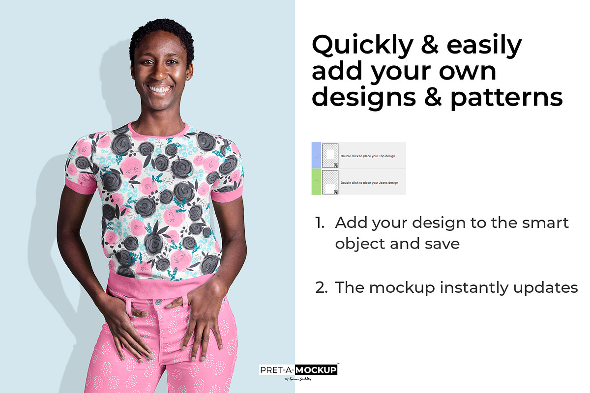 Knit Top and Jeans Mockup, a Books & Magazine Mockup by Pret-a-Mockup (Photo 3 of 7)