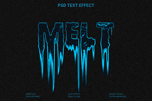 Frozen Ice PSD Text Effect, a Layer Style Add-On by Imamul001