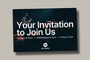 Modern Church Invitation Template, a Card Template by JD Designs (Thumbnail 3 of 5)