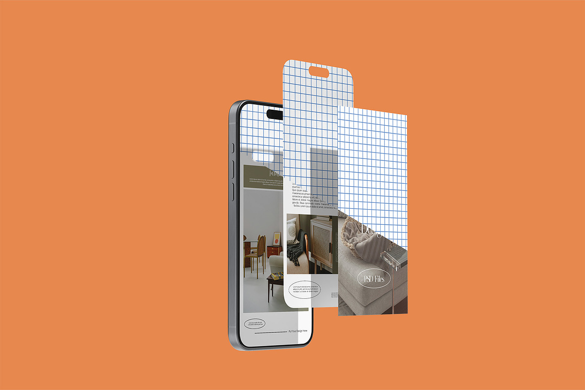 Instagram post mockup, an iPhone Mockup by Graphicbars (Photo 8 of 17)