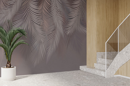 Wallpaper mockup Luxury Hallway