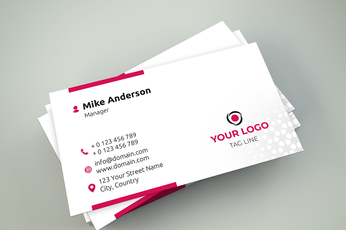 Minimal Business Card, a Business Card Template by designSultan (Photo 1 of 3)
