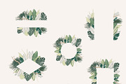 Rustic Tropical Leaves Collection, an Illustration by imajineko (Thumbnail 8 of 13)