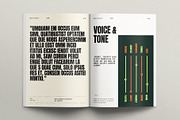 Creative Brand Identity Guidelines, a Brochure Template by E-Type (Thumbnail 2 of 12)