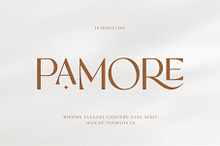 Pamore | Elegant Ligature Sans Serif